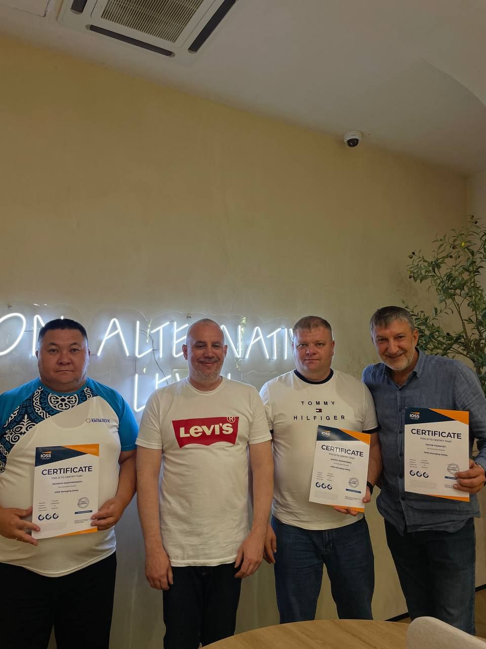 Certification day with IOSS