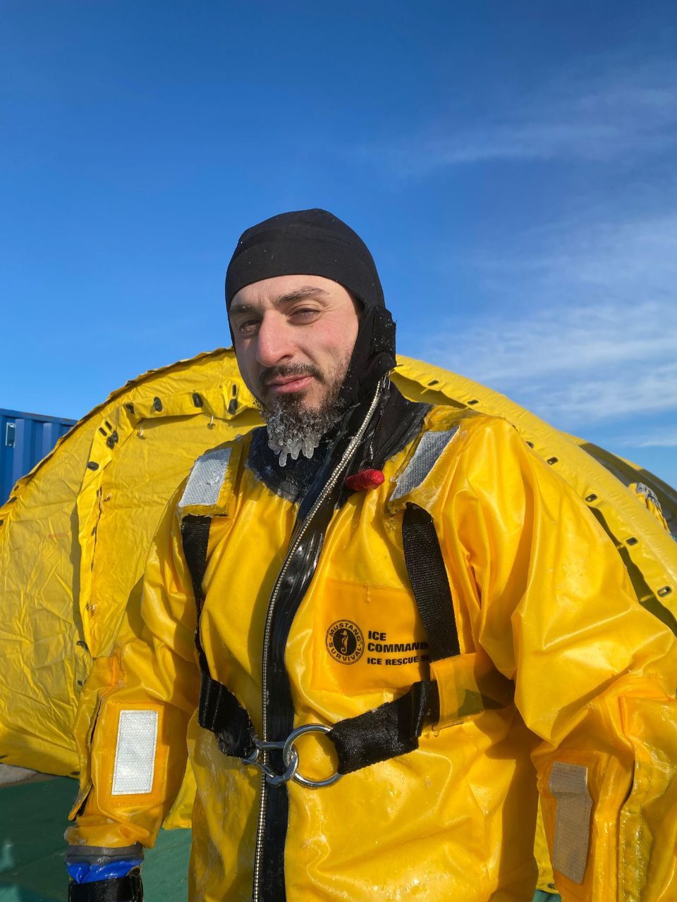 IOSS training in the field in full PPE