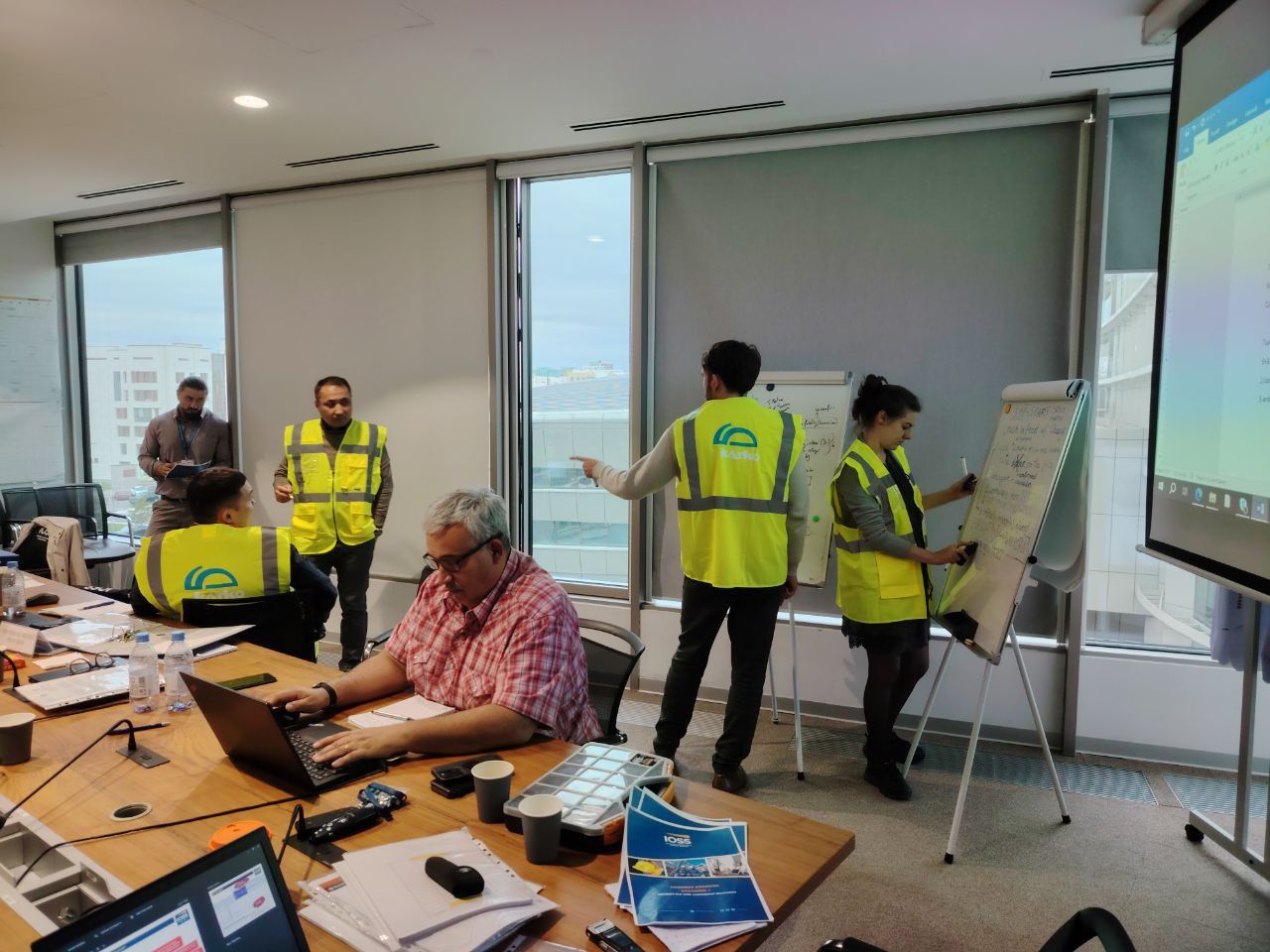 The IOSS team on site